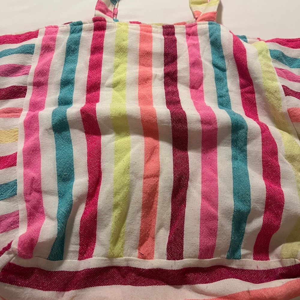 Colorful Striped Tote Bag - Picture 2 of 2